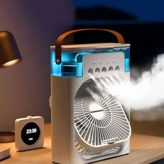 Mini Air Cooler ( Water Spray + High Speed Fan )